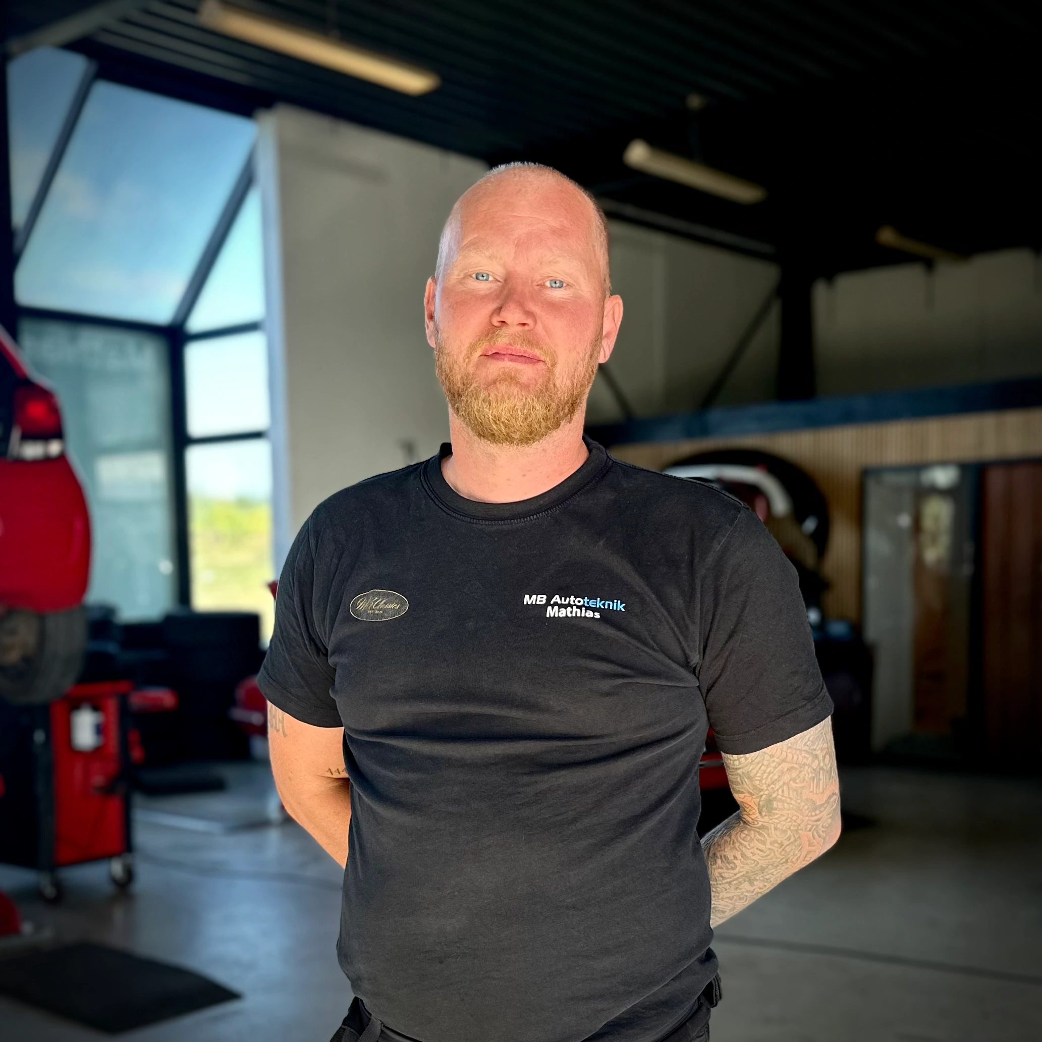 Mathias Blum, indehaver af MB Autoteknik
