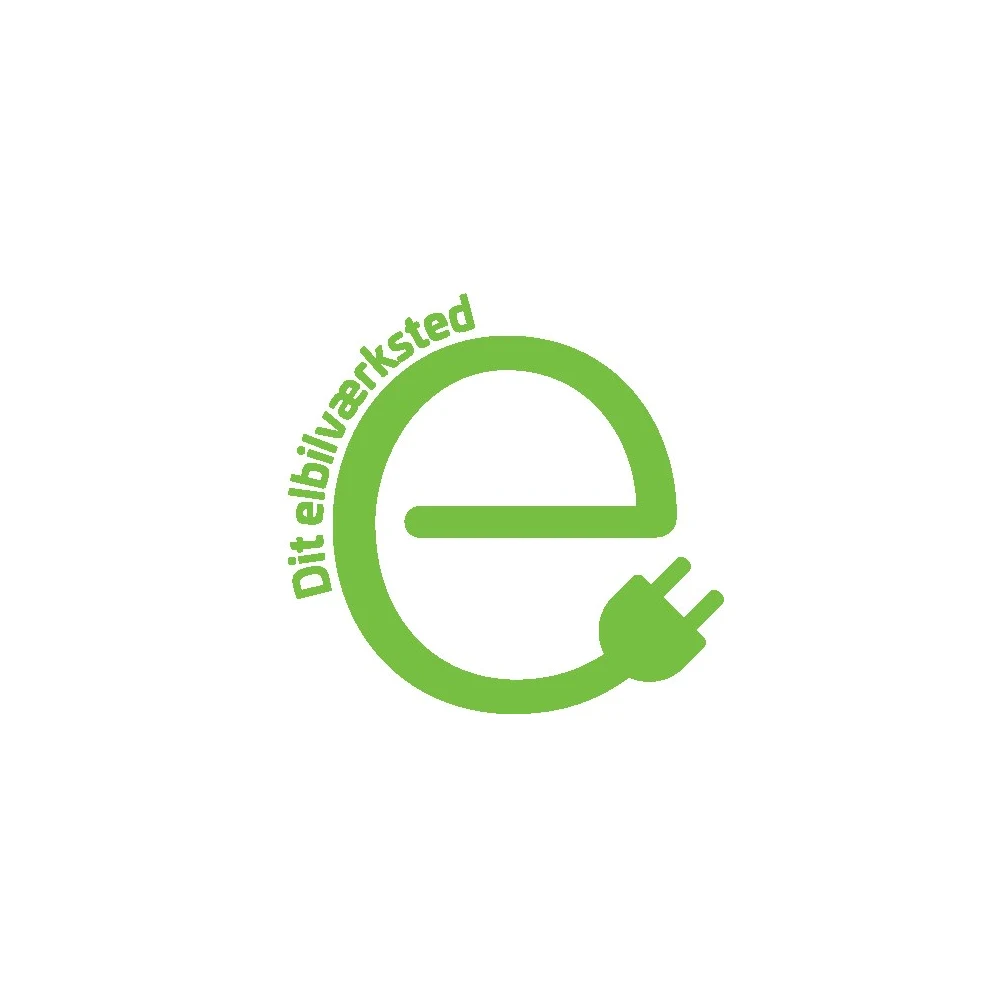 Logoet for Det Grønne E – Dit elbilværksted